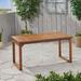 Millwood Pines Prunty Extendable Wooden Dining Table Wood in Brown | 30 H x 62.25 W x 34 D in | Outdoor Dining | Wayfair