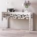 Everly Quinn Luong 48" Console Table Mirrored/Glass | 30 H x 48 W x 15.5 D in | Wayfair EYQN4766 42557340