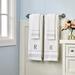 Gracie Oaks Casual Monogram Bath Towel, "Y",White 100% Cotton in Gray | 28 W in | Wayfair A47F0147E70B4738A7567AB3E7F620E3