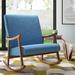 Mercury Row® Seaberg Rocking Chair Upholstered/Fabric | 32.87 H x 26.77 W x 27.17 D in | Wayfair 058471D8C26E492CAAC8B89815E070F6