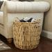 Bayou Breeze Artyom Tall Round Floor Wicker Basket Wicker in Brown | 19.7 H x 17.7 W x 17.7 D in | Wayfair 854A1AC9AA1B4078BE574AD7555AF89A