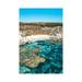 East Urban Home Turquoise Coral Reef Beach Aerial by James Vodicka - Wrapped Canvas Photograph Canvas | 12 H x 8 W x 0.75 D in | Wayfair