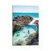 East Urban Home Fairy Pools Swimmer by James Vodicka - Wrapped Canvas Photograph Canvas in Blue/Green/White | 26 H x 18 W x 1.5 D in | Wayfair