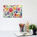 East Urban Home Floral Party IV by Joy Ting - Wrapped Canvas Painting Canvas | 8 H x 12 W x 0.75 D in | Wayfair B28E8523B7D64AF380571A81C16793D7