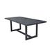 Renava Wake Modern Dark Charcoal Outdoor Dining Table