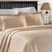 Superior Cotton Jacquard Matelassé Scalloped Geometric Fret Bedspread Set with Pillow Shams