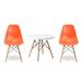Isabelle & Max™ Dilan 3 Piece Table & Chair Set Wood in Orange | 18 H x 28 W in | Wayfair B19CBB496FB34DC48A1F22475FD23DBE