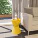 AllModern Durant Drum End Table w/ Storage Plastic/Acrylic in Yellow | 16.75 H x 11.75 W x 11.75 D in | Wayfair 684E326E901A4B02BF1512FADA4D1049