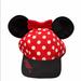 Disney Accessories | Disney Minnie Mouse Hat | Color: Black/Red | Size: Youth