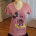 Disney Tops | Disney Parks Red Mickey Mouse T-Shirt | Color: Red | Size: S