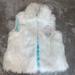 Disney Jackets & Coats | Disney Frozen Queen Elsa Faux Fur Winter Vest Med | Color: White | Size: Mg