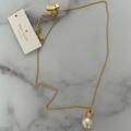 Kate Spade Jewelry | Kate Spade Sailor’s Knot Drop Pendant Necklace | Color: Cream | Size: Os