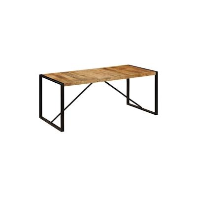 vidaXL Esstisch 180 x 90 x 75 cm Massivholz Mango