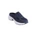 Extra Wide Width Women's CV Sport Claude Slip On Sneaker by Comfortview in Navy (Size 9 WW)