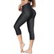 Gotoly Women Hi-Waist Butt Lifter Thigh Slimmer Panties Waist Trainer Shapewear Tummy Control Body Shaper Shorts - Black - Small