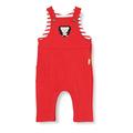 Steiff Baby_Girl's mit süßer Teddybärapplikation Dungarees, Red (Tango Red 4008), 62 cm