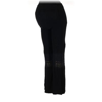 Casual Pants - High Rise: Black Bottoms - Women's Size Small Maternity