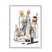 House of Hampton® 'Fashion Brand Makeup in Mason Jars Glam Design' by Ziwei Li - Graphic Art Print Wood in Brown | 20 H x 16 W x 0.5 D in | Wayfair