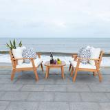 SAFAVIEH Outdoor Deacon 4-piece Conversation Patio Set. - 49" W x 30" D x 31" H