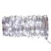 Kurt S. Adler 58876 - 42.8' 100 Light Clear Wire Cool White Connectable Lights