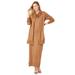 Plus Size Women's 2-Piece Sweater Dress by Jessica London in Brown Maple (Size 14/16) Suit