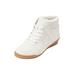 Extra Wide Width Women's CV Sport Honey Sneaker by Comfortview in White (Size 8 1/2 WW)