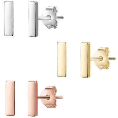 Glanzstücke München - Ohrstecker Sterling Silber in Silber/Gelbgold/Roségold Ohrringe 1 ct Damen (69.99 € / 1 ct) Image