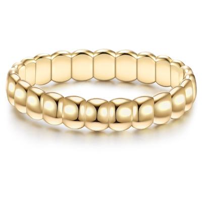 Glanzstücke München Ring aus Sterling Silber in Gelbgold 56 Damen Image