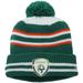 Men's New Era Green Ireland National Team Bobble Fleece Cuffed Knit Hat with Pom