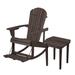 Zero Gravity Collection Adirondack Rocking 2-Piece Bistro Set