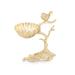 Everly Quinn Metal Abstract Glam Decorative Bowl in Gold Metal/Wire | 8.5 H x 7 W x 7 D in | Wayfair 7F83CBDAD7B8449FA0A03CEEF4C26B4F