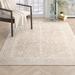 White 0.31 in Area Rug - Calidia Oriental Beige/Cream Area Rug Polyester/Polypropylene Laurel Foundry Modern Farmhouse® | 0.31 D in | Wayfair