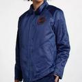 Nike Jackets & Coats | Nike Air Force 1 Woven Varsity Jacket | Color: Blue | Size: Xl