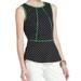 Anthropologie Tops | Anthropologie Weston Wear Polka Dot Peplum Top | Color: Black/White | Size: M