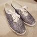 Kate Spade Shoes | Kate Spade X Keds Crystal Silver Glitter Sneakers | Color: Silver | Size: 7.5