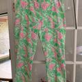 Lilly Pulitzer Pants & Jumpsuits | Lilly Pulitzer Vintage Musical Monkey Capri 10 | Color: Green/Pink | Size: 10