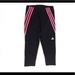 Adidas Pants & Jumpsuits | Adidas Active Capri Leggings | Color: Black/Pink | Size: S