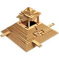 ESC WELT Quest Pyramide - Escape Room Spiel - Geschenke für Männer und Frauen - Holzpuzzle Erwachsene - 3D Puzzle Box Spiele aus Holz für Erwachsene - Geschenkbox Knobelspiel - Ostergeschenk