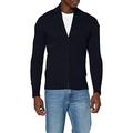 Schott NYC Men's Pllance3 Pullover Sweater, Navy, Large