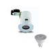 Kit Spot led RT2012/BBC Finition Alu Brossé GU10 5W équivalent 40W - Blanc Chaud 2700K