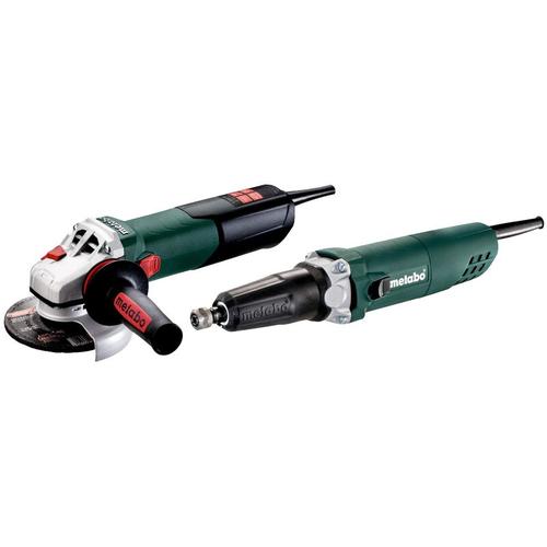 Winkelschleifer wev 15-125 q inkl. Geradschleifer g 400 – Metabo