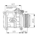 Compressore Aria Condizionata Nrf 32048 Easy Fit