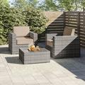 Sol 72 Outdoor™ Commodore Rattan Wicker Fully Assembled 2 - Person Seating Group w/ Cushions Synthetic Wicker/All - Weather Wicker/Wicker/Rattan | Wayfair