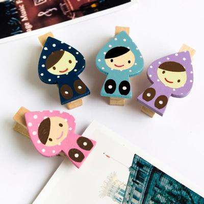 [Sweet Doll] - Wooden Clips / Wooden Clamps / Mini Clips - 1x1x1