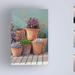 Dakota Fields Succulent on Table I by Cora Niele - Wrapped Canvas Photograph Canvas in Black/Brown/Gray | 19 H x 12 W x 2 D in | Wayfair