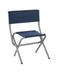 Arlmont & Co. Bineau Heavy Duty Steel Folding Camp Chair Metal in Blue | 25 H x 17.25 W x 17.25 D in | Wayfair A0F5E886B17B4249B35C4E72E887C24C