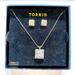 Torrid Jewelry | Cubic Zirconia Square Necklace And Earrings Set | Color: Silver | Size: Os