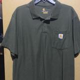 Carhartt Shirts | Carhartt Men’s Green Short Sleeve Shirt (Size L) | Color: Green | Size: L