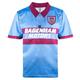 West Ham United 1995 Away Centenary Retro Shirt Sky/Claret Small Polyester