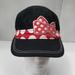 Disney Accessories | Disney Minnie Mouse Rhinestone Bow Black Hat | Color: Black/Red | Size: Os